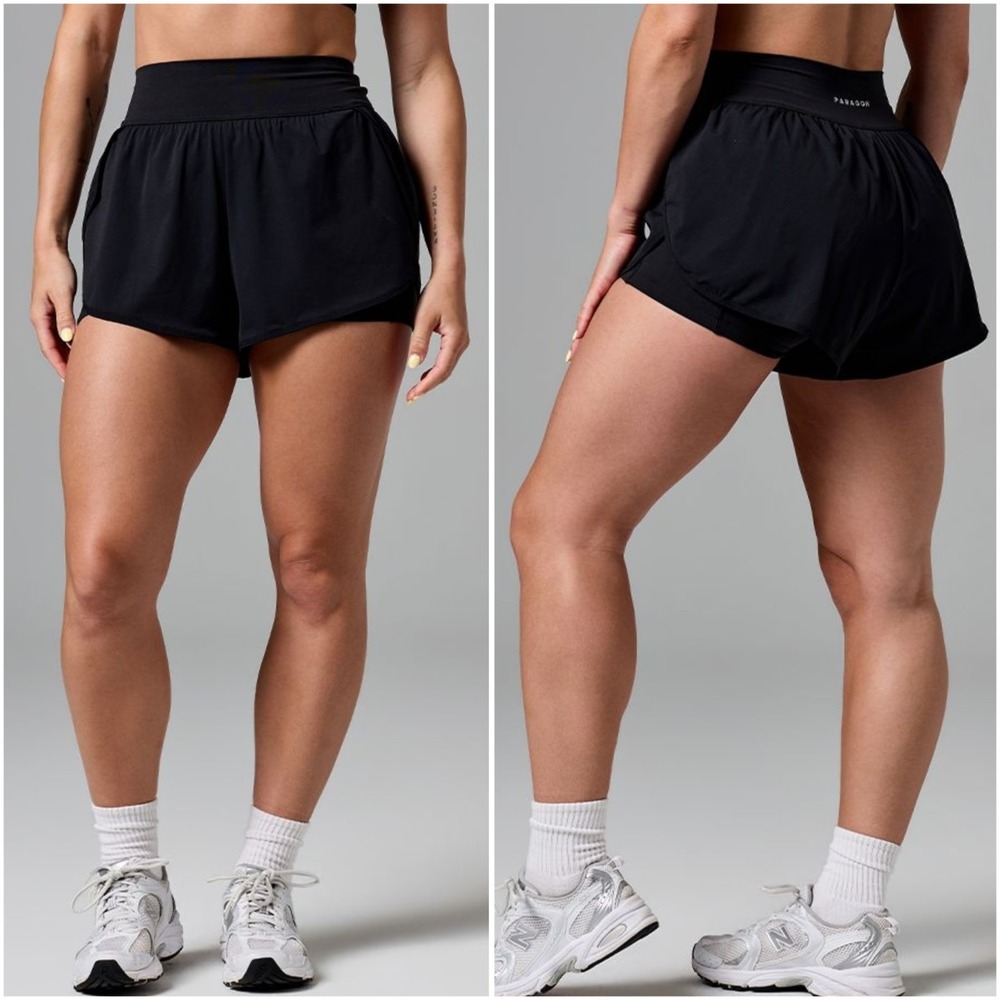 NWT Paragon AirLift Sport Motion High-Rise Track Running Shorts SMALL